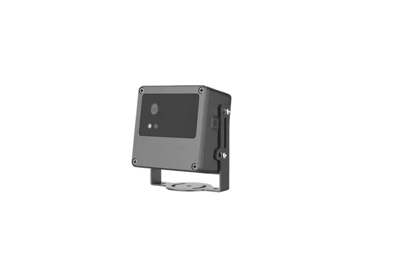Optic Node AI camera on a desktop stand