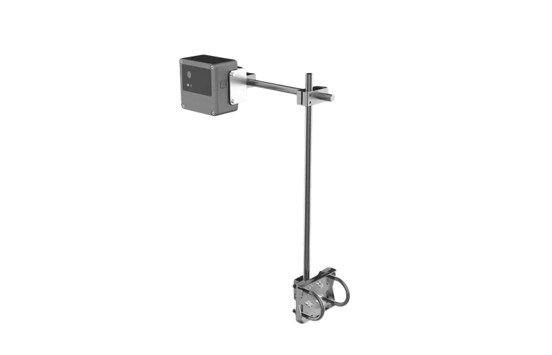 Optic Node AI camera fitted to a pole mount