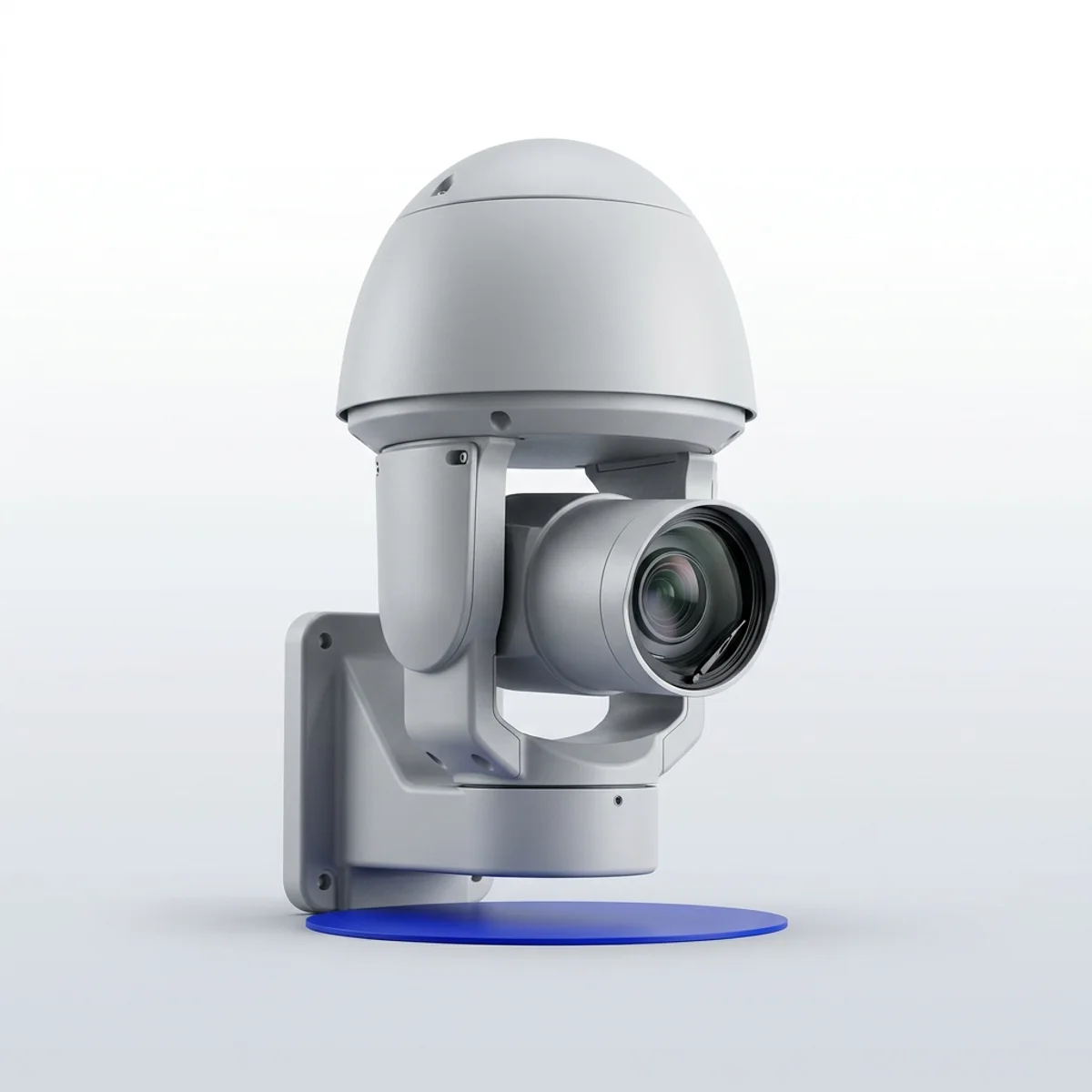 PTZ Security Camera: Pan, tilt and zoom from the Control Room.